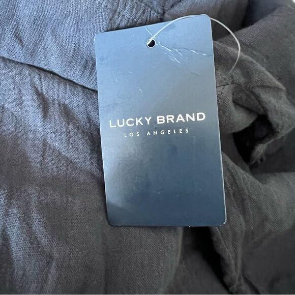 🆕 Lucky Brand Pintuck Peasant Blouse  size XXL - Picture 12 of 13